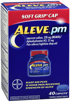 Aleve PM Caplets Soft Grip Cap 40 CP