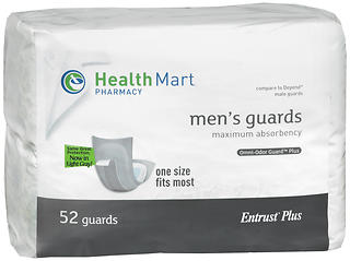Health Mart Men's Guards Maximum Absorbency Guards 52 EA