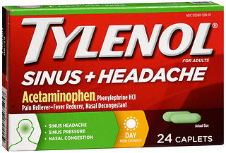 TYLENOL Sinus + Headache Caplets Day 24 CP