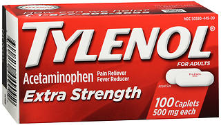 TYLENOL Extra Strength Caplets 100 CT