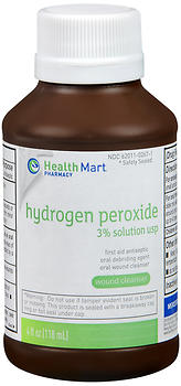 Health Mart Hydrogen Peroxide Wound Cleanser 4 oz