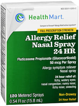 Health Mart Allergy Relief Nasal Spray 24 HR 120 Metered Sprays