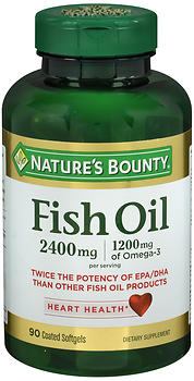 Nature's Bounty Fish Oil 1200mg Soft Gels 90