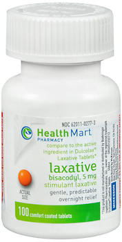 Health Mart Laxative 5 mg Overnight Tablets