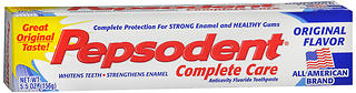 Pepsodent Complete Care Anticavity Fluoride Toothpaste Original Flavor 5.5 OZ