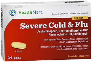 Health Mart Severe Cold & Flu Caplets
