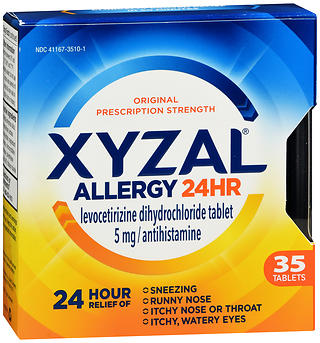 Xyzal Allergy 24 HR Tablets 35 TB