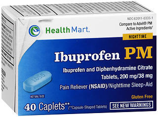 Health Mart Ibuprofen PM Caplets 40 CP