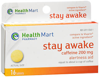 Health Mart Stay Awake Tablets 16 TB