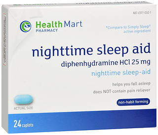 Health Mart Nighttime Sleep Aid Caplets 24 CP