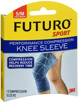 FUTURO Performance Compression Knee Sleeve Mild Support Small/Medium 80101