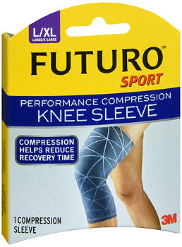 FUTURO Performance Compression Knee Sleeve Mild Support Large/X-Large