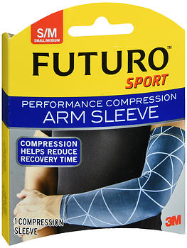 FUTURO Performance Compression Arm Sleeve Mild Support Small/Medium 80201