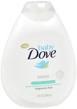 Baby Dove Lotion Sensitive Moisture Fragrance Free 13 oz
