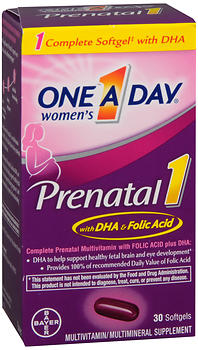 One A Day Women's Prenatal 1 Softgels 30 CT
