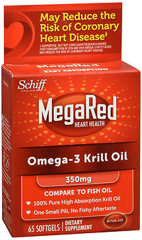 Schiff MegaRed Superior Omega-3 Krill Oil 350 mg Softgels 60 CP