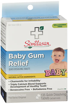 Similasan Baby Gum Relief Quick Dissolving Tablets 135 TB