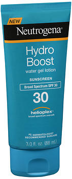 Neutrogena Hydro Boost Water Gel Lotion Sunscreen SPF 30 3 OZ