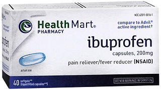 Health Mart Ibuprofen 200 mg Capsules 40 CP