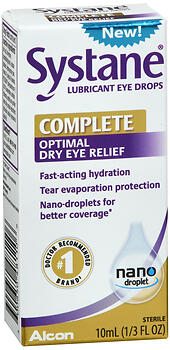 Systane Complete Optimal Dry Eye Relief Lubricant Eye Drops 10 ML