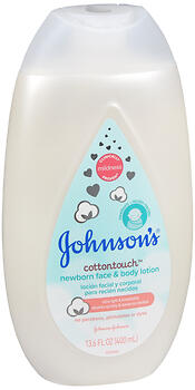 JOHNSON'S Cottontouch Newborn Face & Body Lotion 13.6 OZ