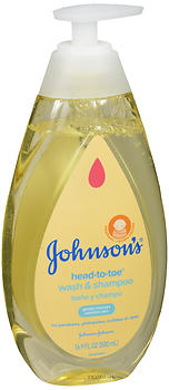 JOHNSON'S Head-to-Toe Wash & Shampoo 16.9 OZ