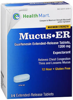 Health Mart Maximum Strength Mucus Relief Extended-Release Tablets