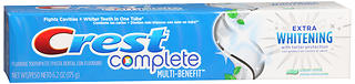 Crest Complete Toothpaste Extra Whitening with Tartar Protection Clean Mint 5.4 oz