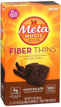 Meta Mucil Fiber Thins Chocolate