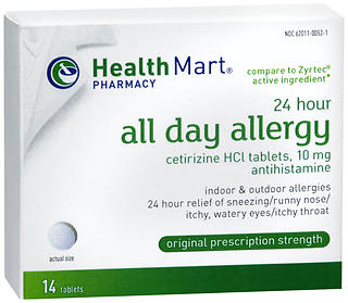Health Mart 24 Hour All Day Allergy Tablets