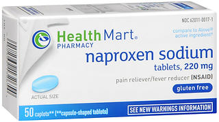 Health Mart 220 mg Naproxen Sodium Tablets 50 CT