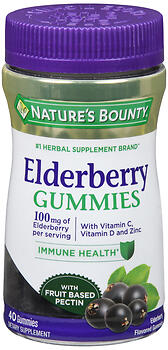 Nature's Bounty Elderberry Gummies 40