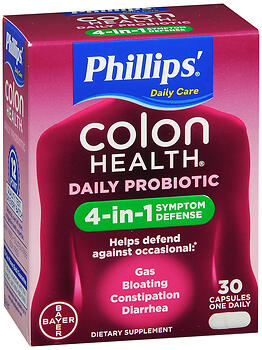 Phillips' Colon Health Daily Probiotic Capsules 30 CP