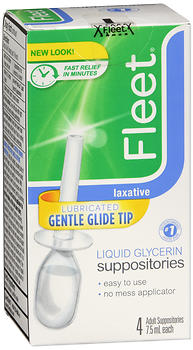 Glycerin Suppositories Laxative Adult Size