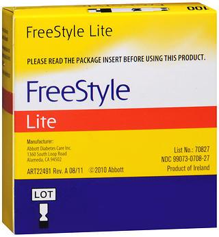 FreeStyle Lite Glucose Test Strip 100