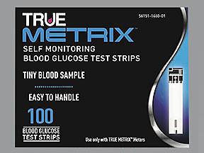 TrueMetrix Glucose Test Strip 100