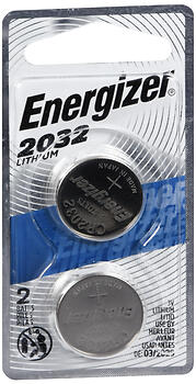 Energizer Watch Electronic Batteries 2032 2032BP-2N