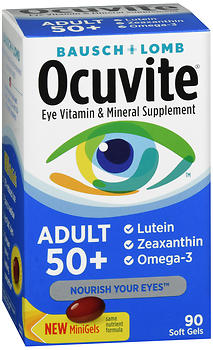 Bausch + Lomb Ocuvite Adult 50+ Eye Vitamin & Mineral Soft Gels
